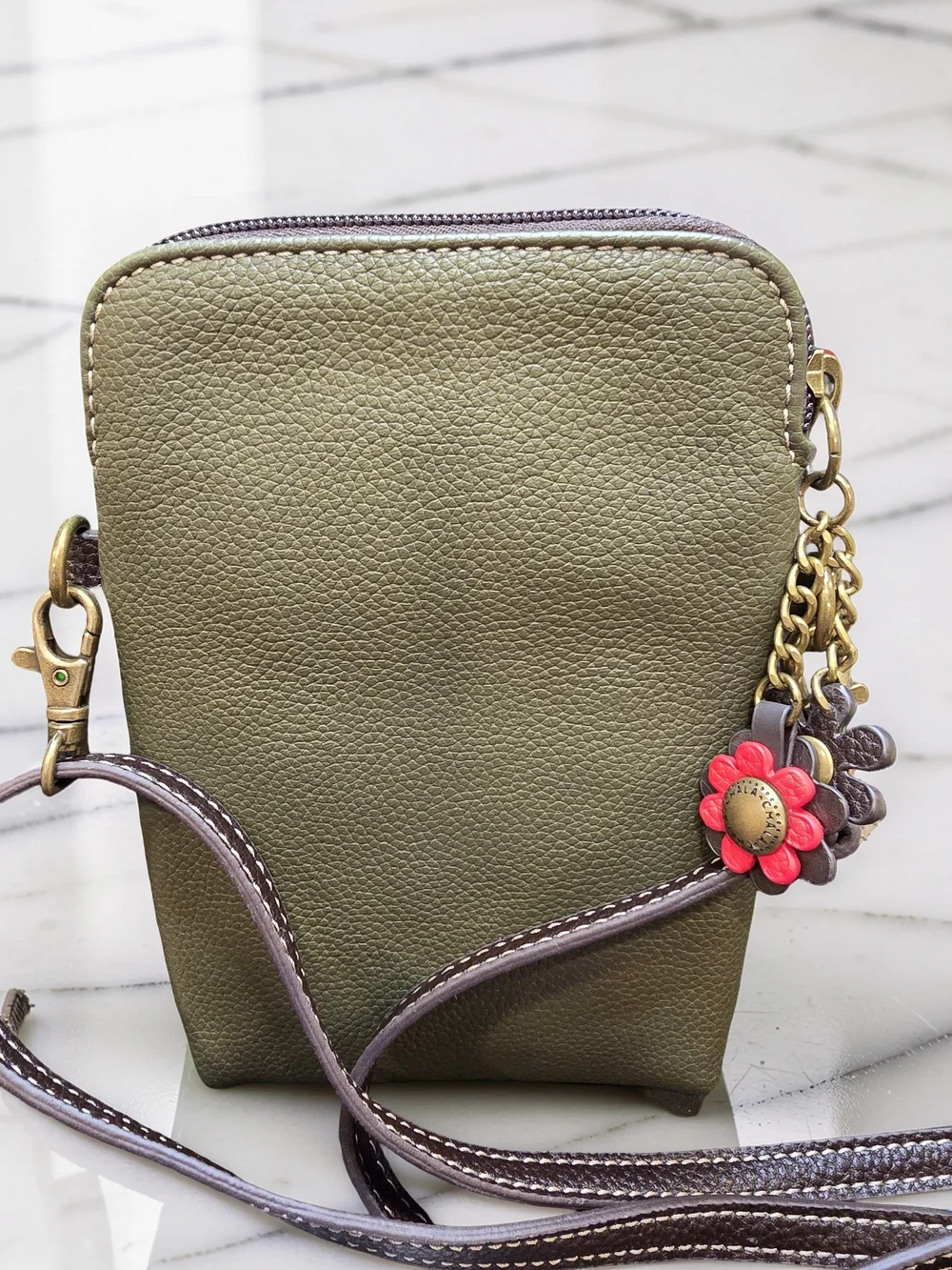 CHALA Handbag Vegan Leather Fox Cellphone Crossbody Bag NWOT